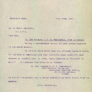 Soldier packet page