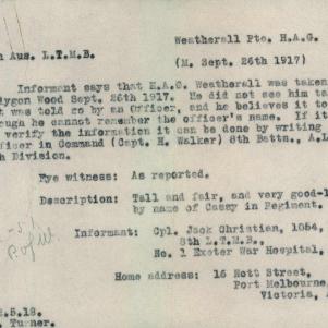Soldier packet page