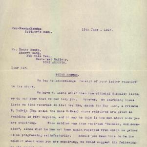 Soldier packet page