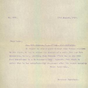 Soldier packet page