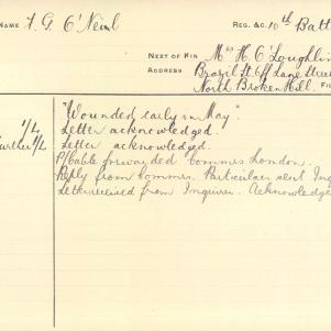 Soldier packet page
