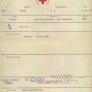 Soldier packet page