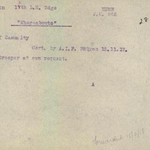 Soldier packet page