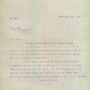 Soldier packet page
