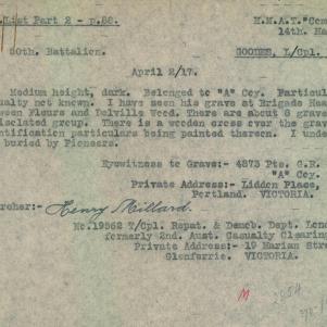 Soldier packet page