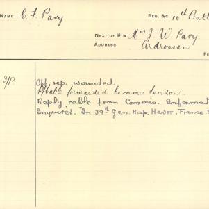 Soldier packet page