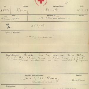 Soldier packet page