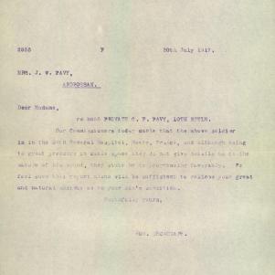Soldier packet page