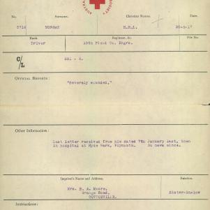 Soldier packet page