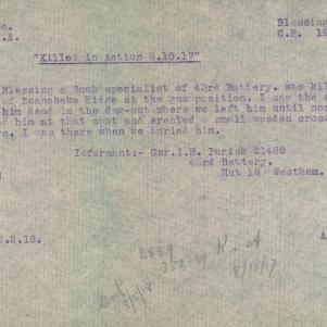 Soldier packet page