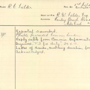 Soldier packet page