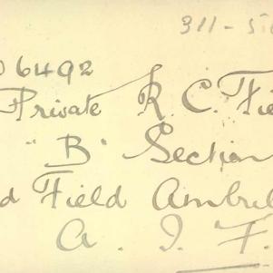 Soldier packet page
