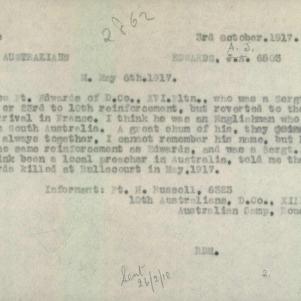 Soldier packet page