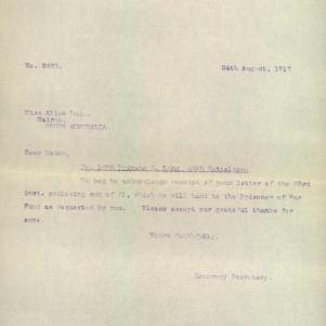 Soldier packet page