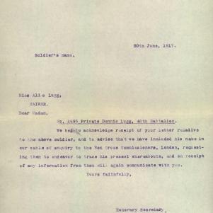 Soldier packet page
