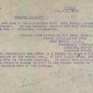 Soldier packet page