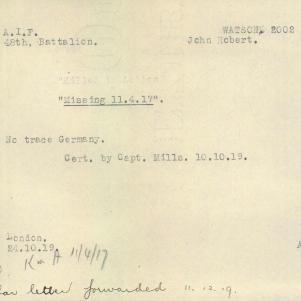 Soldier packet page