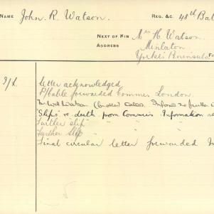 Soldier packet page