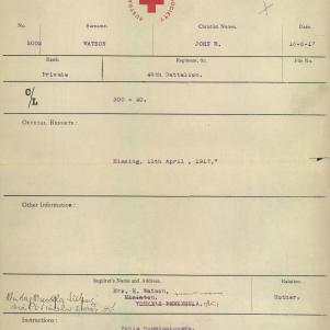 Soldier packet page
