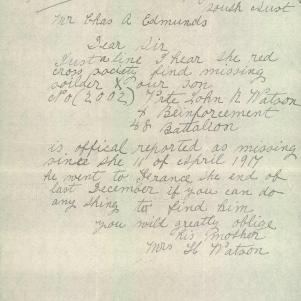 Soldier packet page