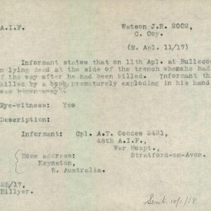 Soldier packet page