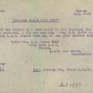 Soldier packet page