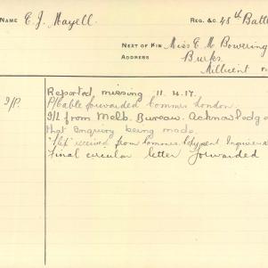 Soldier packet page