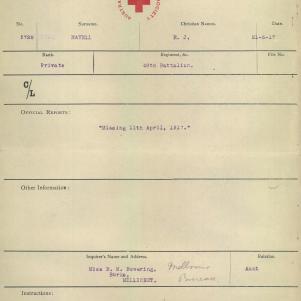 Soldier packet page