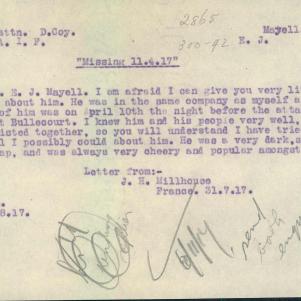 Soldier packet page