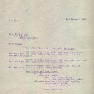 Soldier packet page