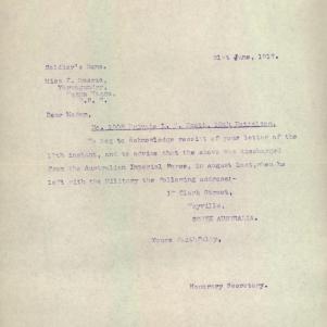 Soldier packet page
