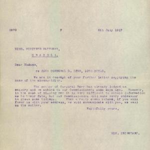Soldier packet page