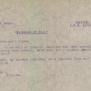Soldier packet page