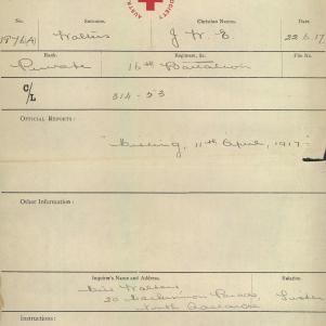 Soldier packet page