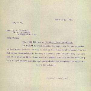 Soldier packet page