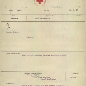 Soldier packet page