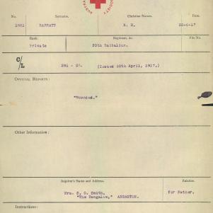 Soldier packet page