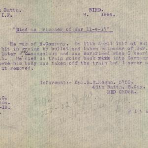 Soldier packet page