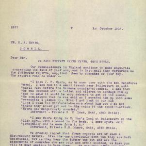 Soldier packet page