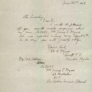 Soldier packet page