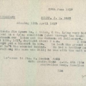 Soldier packet page