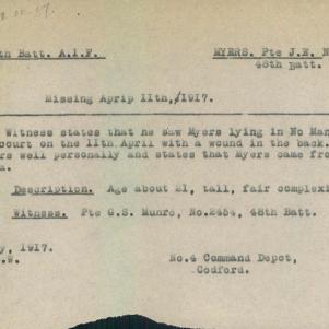 Soldier packet page
