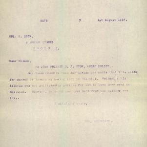 Soldier packet page