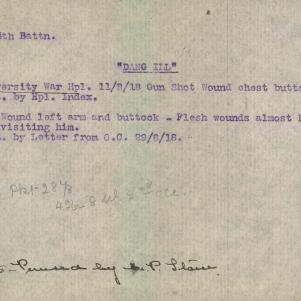 Soldier packet page