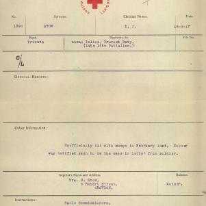 Soldier packet page