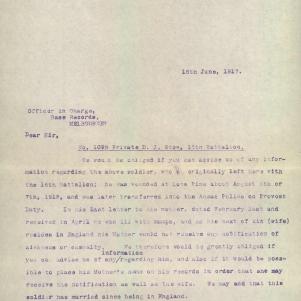 Soldier packet page