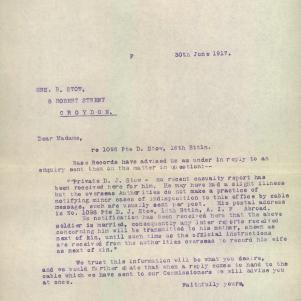 Soldier packet page