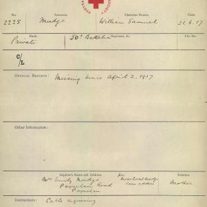 Soldier packet page