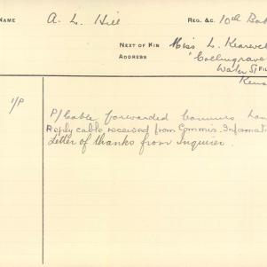 Soldier packet page