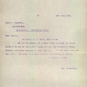 Soldier packet page